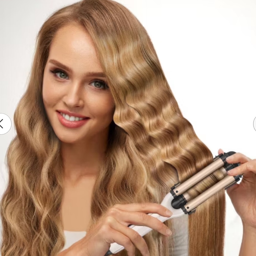 NWT Remington Pro 4-in-1 Adjustable Waver Triple Barrel Waver Hair Curler